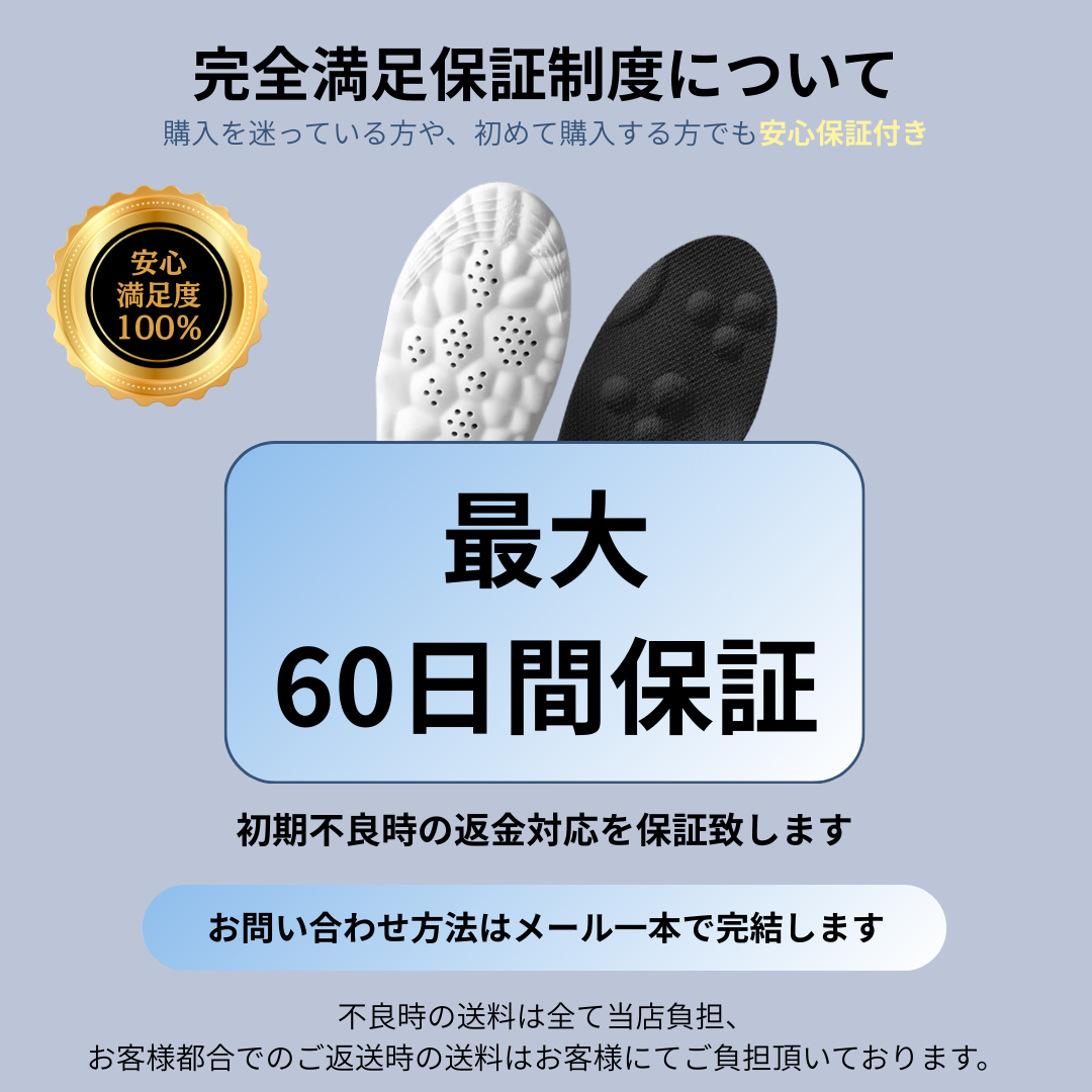 4Dインソール™︎ - 歩くたび、足がラクになるインソール
