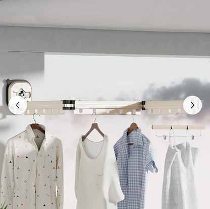 【梅雨・花粉対策】吸盤式物干しラック